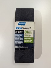 Sanding Belts Norton Prosand 49264 3  X 21  80 grit 5 pack