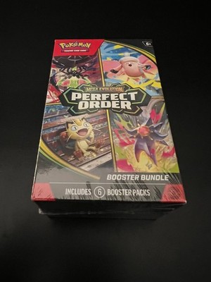 Pokémon TCG: Mega Evolution-Perfect Order Booster Bundle (6 Packs) New Sealed