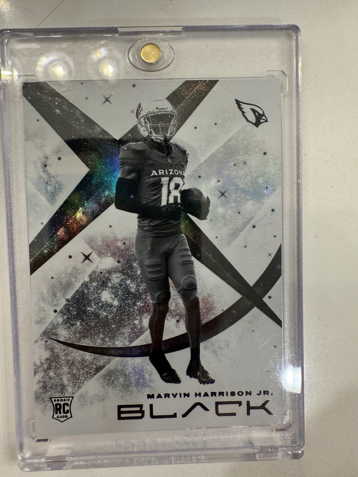 2024 Panini Black Marvin Harrison Jr. RC #WN-MHJ RC White Night SSP CASE HIT