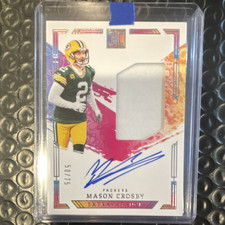 Panini 2024 Impeccable Mason Crosby Packers Patch Auto EPA-MCR /75
