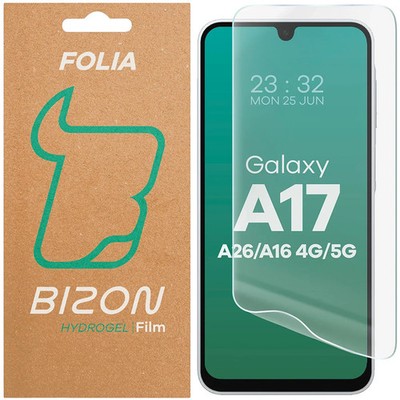 Hydrogel Schutzfolie für Galaxy A16 4G/5G/A17 5G/A26 5G Bizon Displayschutzfolie