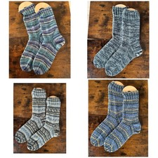 4 Stricksocken Gr. 38/39 im Set