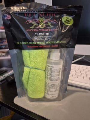 BugSlide 4oz Travel Kit - Windshield Cleaner & Bug Remover - Polish and Protect