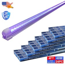 24Pack Black Light Bar 4FT 40W Stage Lighting DJ Party Club Dramatic Atmosphere.