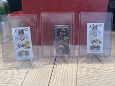 3 Card Mini Lot- Roki Sasaki RC, Jacob Wilson RC and Tony Gwynn Silver