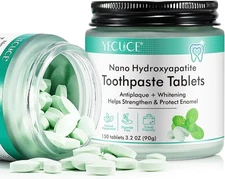 150pcs Nano Hydroxyapatite Toothpaste tablets , oral care toothpaste For Travel