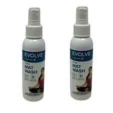 2 Evolve by GAIAM Yoga Mat Wash Spray 4 fl oz Made in USA