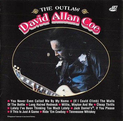 CD David Allan Coe The Outlaw Sony Music
