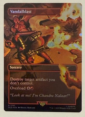 Vandalblast (1757) Borderless Rainbow Foil - Secret Lair MTG