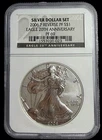 2006-P NGC American Silver Eagle PF69 Reverse Proof ~20th Anniversary Label~