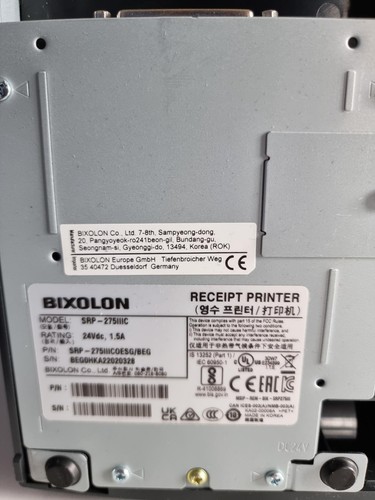 BIXOLON SRP-275IIIC Dot Matrix Receipt Printer - USB, Ethernet, Cutter, black - Picture 3 of 3