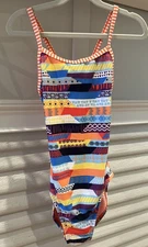 Dolfin Uglies One Piece Swimsuit Upf 50 + UV Protection Size 28 Multicolor