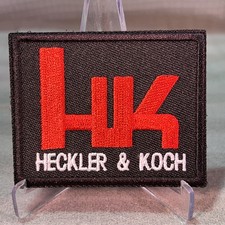 🔥HK H&K Heckler & Koch Firearms Embroidered Hook N Loop Patch HK45C SP5 VP9 P7