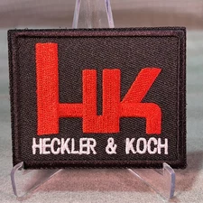 🔥HK H&K Heckler & Koch Firearms Embroidered Hook N Loop Patch HK45C SP5 VP9 P7