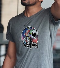 Gray Voltron Defender of the Universe Mens T Shirt Gildan SMALL