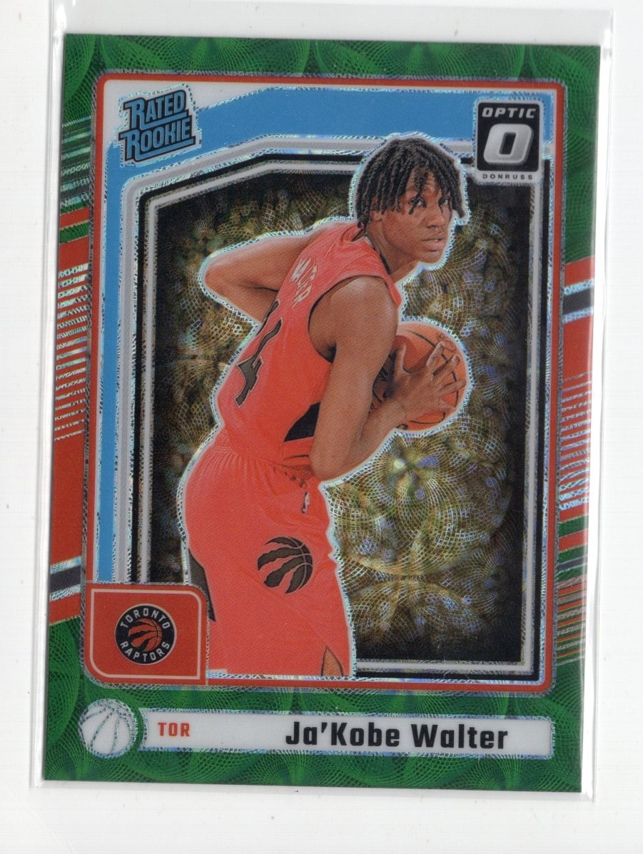 2024 Panini Donruss Optic Preview Green Scope Rated Rookie Ja'Kobe Walter