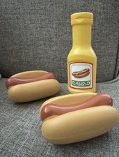 Learning Resources HOT DOG with BUN Food With Food Mustard