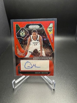 2023 Panini Prizm #RSI-MOO Omari Moore Rookie Signatures Choice Prizm /88 [AU]