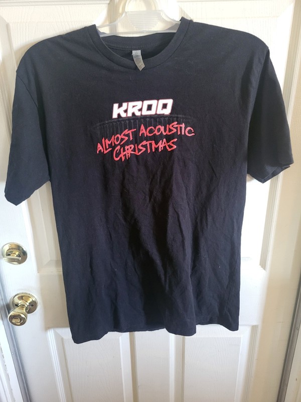 2024 KROQ Almost Acoustic Christmas Concert Shirt Black Large Rock Show