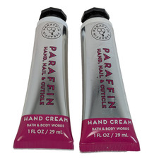 Bath Body Works Paraffin Hand Cream 1oz Lot of 2 Nail Cuticle Travel
