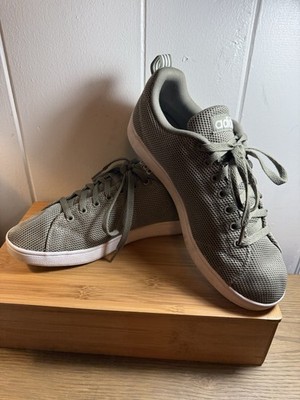 Adidas VS Advantage Clean-Khaki Green Mesh Mens Size 9