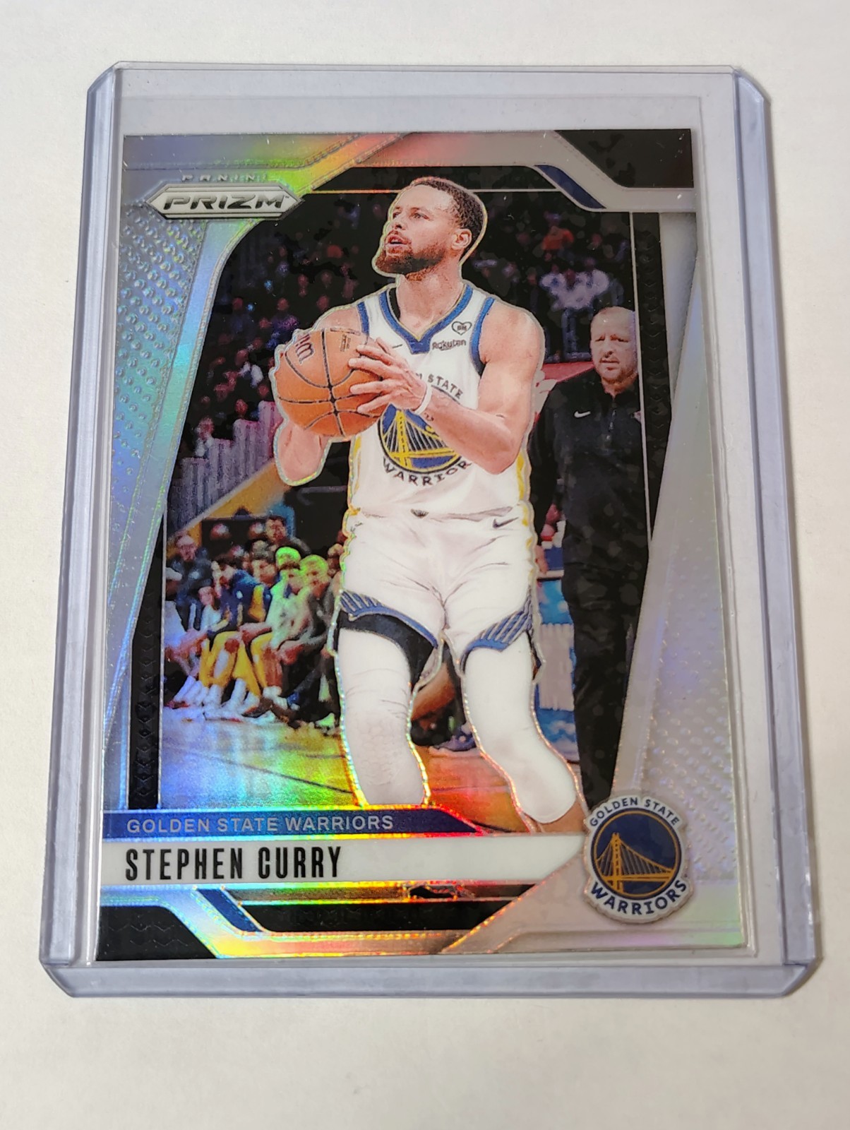 2024-25 Panini Prizm Stephen Curry Silver #134 Golden State Warriors