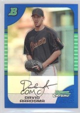 2005 Bowman Chrome Blue Refractor 139/150 David Aardsma #162 0a7