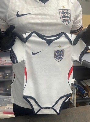 Infant England Custom Soccer Romper FIFA 2026, Custom Name & Number
