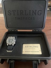 Stirling Timepieces Durrant Steel Military Wrist Watch
