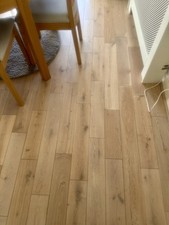 solid oak click flooring 15mm thick, 120mm wide, 15sqm , 