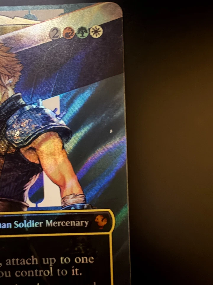 MTG Final Fantasy English Cloud, Ex-SOLDIER Borderless 0210 Surge Foil - Image 2 of 3