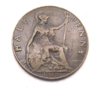 1918 George V Half Penny — photo from another recent sale