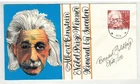 GOLDBERG HANDPAINTED SCARCE 1981 SWEDEN EINSTEIN FIRST DAY ISSUE 21/25