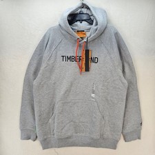 TIMBERLAND X NINA CHANEL ABNEY LARGE TERRY CLOTH PULLOVER HOODIE GRAY NWT