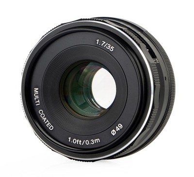 Meike 35mm F1.7 Objektiv multicoated für Fujifim X-Mount B-Ware