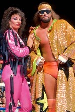 WWE GIANT 24”x36” POSTER - MACHO MAN RANDY SAVAGE / SENSATIONAL SHERRI