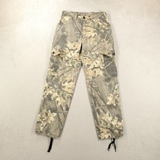 Vintage Liberty Camo Cargo Pants Mens Small 30x31 Hunting Mossy Oak Breakup USA