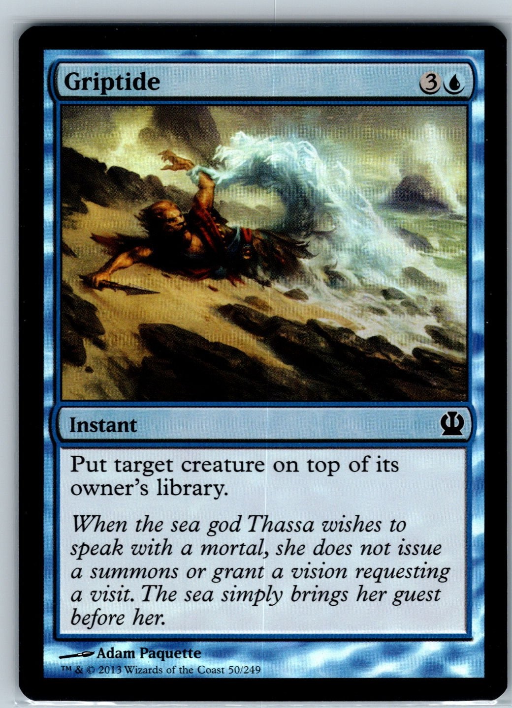 Griptide Theros 50 Foil MTG Card LP-NM