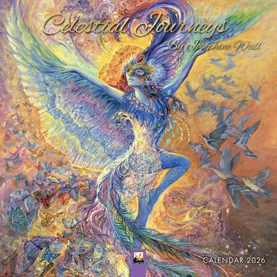 Flame Tree Publishing,  Celestial Journeys 2026 Wall Calendar by Josephine Wall