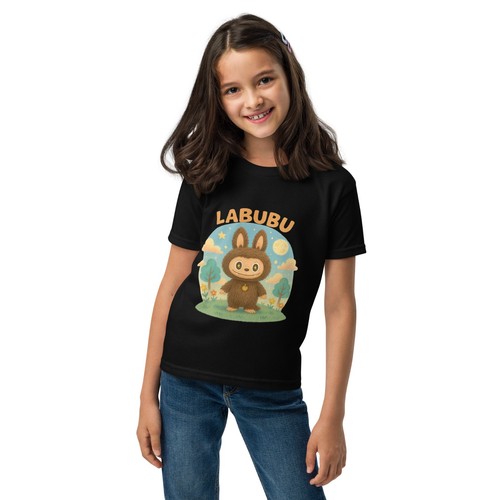 LABUBU Monsters Kids Tshirt Graphic Tee Girls Unisex Tee MULTIPLE COLOURS - Picture 4 of 30
