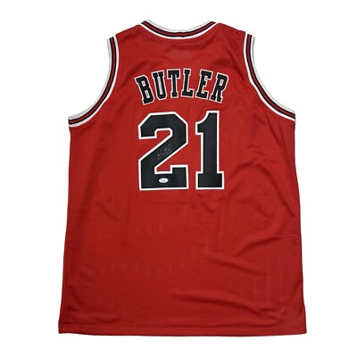 Jimmy Butler Signed Chicago Bulls Jersey JSA Authenticated Sewn Red Autographed