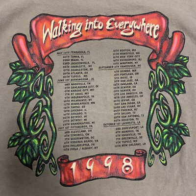 Vintage 1998 Jimmy Page Robert Plant Walking Into Everywhere Tour