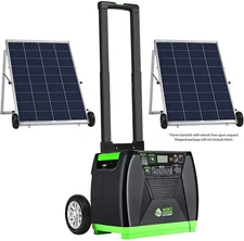 Nature's Generator 3600W Solar Power Portable Generator w/ Two 100W Solar Panels