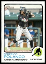 2022 Topps Heritage Minor League #6 Federico Polanco Jupiter Hammerheads