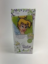 Disney Tinkerbell Latch Hook Kit 12 x 12 Craft Kit Full-color Printed Canvas NEW