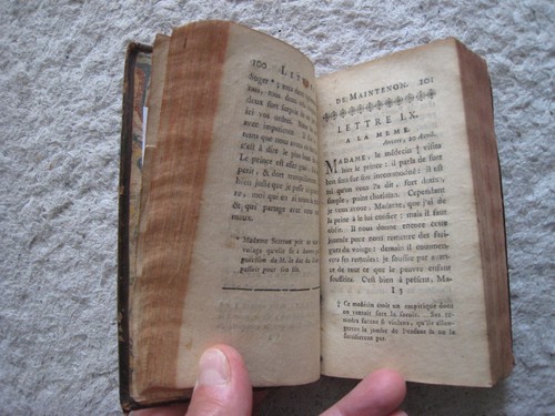 RARE E.O LETTRES DE MADAME DE MAINTENON PORTRAITS LOUIS XIV COUR 2/2 NANCY 1752 - Afbeelding 4 van 14