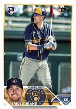 2023 Topps #530 Brice Turang  Milwaukee Brewers FREE SHIP