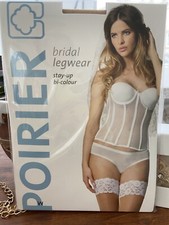 Luxuriöse Zweifarbiger (bi-colour) Stay-up-Strumpf ST-500 Poirier Halterlos