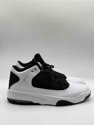 Men's Size 12 Nike Air Jordan Max Aura 2 White-Metallic Gold-Black CK6636-107