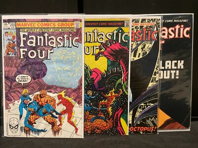 Fantastic Four #255 256 267 293 (Marvel Comics) Mid Grade 4